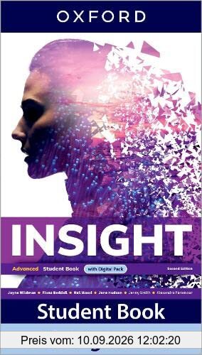 Insight: Advanced: Student Book with Digital Pack: Print Student Book and 2 years' access to Student e-book, Workbook e-book, Online Practice and Student Resources