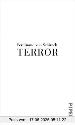 Binding : Gebundene Ausgabe, Label : Piper, Publisher : Piper, medium : Gebundene Ausgabe, numberOfPages : 176, publicationDate : 2015-12-07, authors : Schirach, Ferdinand von, languages : german, ISBN : 3492056962