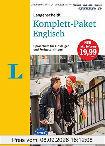 Langenscheidt Komplett-Paket Englisch - Sprachkurs mit 2 Büchern, 6 Audio-CDs, 1 DVD-ROM, MP3-Download: Sprachkurs für Einsteiger und Fortgeschrittene (Langenscheidt Komplett-Paket ((NEU)))
