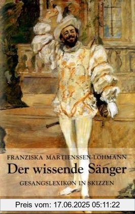 Binding : Gebundene Ausgabe, Edition : 6. A., Label : Schott Music, Publisher : Schott Music, medium : Gebundene Ausgabe, numberOfPages : 462, publicationDate : 1993-07-01, authors : Franziska Martienssen-Lohmann, languages : german, ISBN : 3254000323