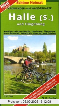 Doktor Barthel Wander- und Radwanderkarten, Wander- und Radwanderkarte Halle (Saale) und Umgebung: Mit vielen Ausflugszielen
