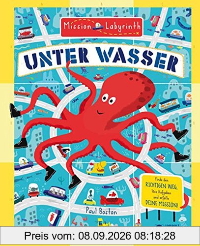Mission Labyrinth: Unter Wasser: Finde den richtigen Weg, löse Aufgaben und erfülle deine Mission!