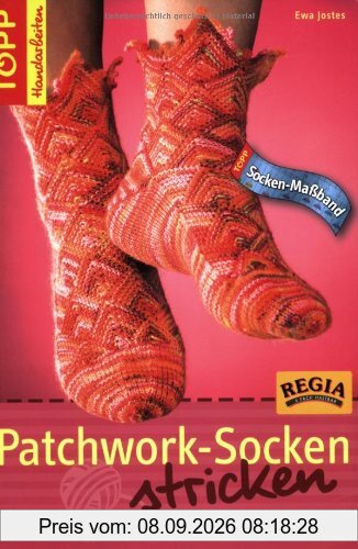Patchwork-Socken stricken. Neue Technik - ohne lästiges Zusammennähen