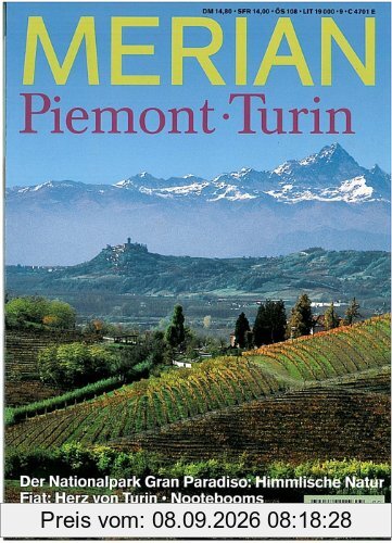 MERIAN Piemont/Turin (MERIAN Hefte)