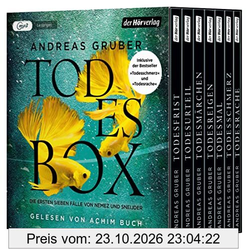 Todes-Box. Die ersten sieben Fälle von Nemez und Sneijder​: Todesfrist – Todesurteil – Todesmärchen – Todesreigen – Todesmal – Todesschmerz …