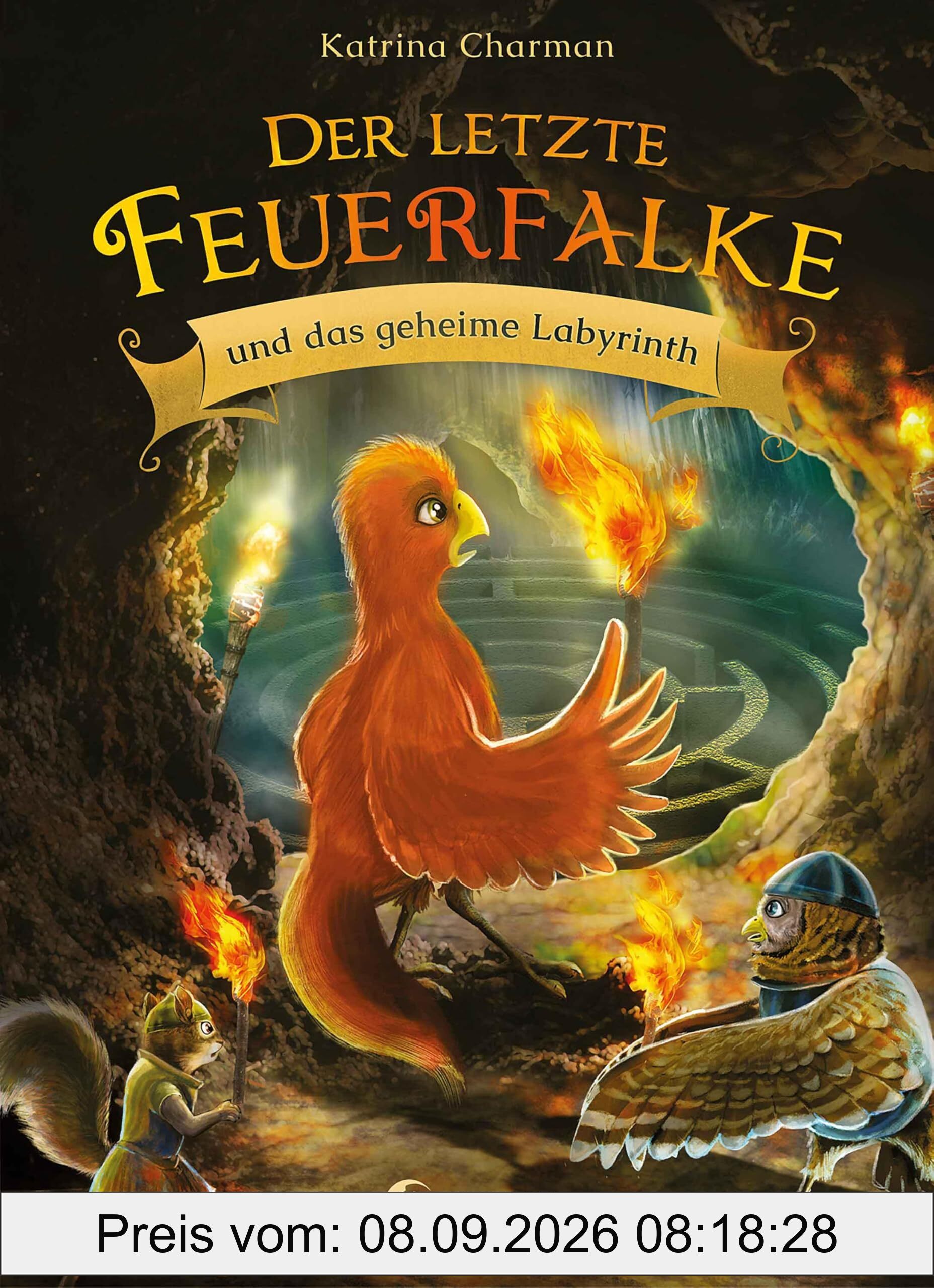 Der letzte Feuerfalke und das geheime Labyrinth (Band 10): Werden die Freunde den Weg zurück nach Perodia finden? - Erstlesebuch für Kinder ab 7 Jahren