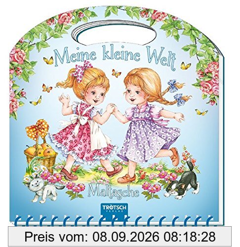 Maltasche Meine kleine Welt mit Glitzercover: ...und 140 Glitzer-Stickern