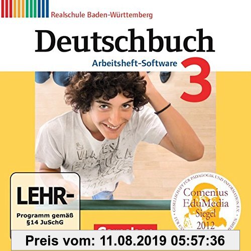 Gebr. - Deutschbuch - Realschule Baden-Württemberg - Neubearbeitung: Band 3: 7. Schuljahr - Übungs-CD-ROM zum Arbeitsheft