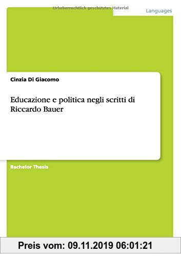 Gebr. - Educazione e politica negli scritti di Riccardo Bauer