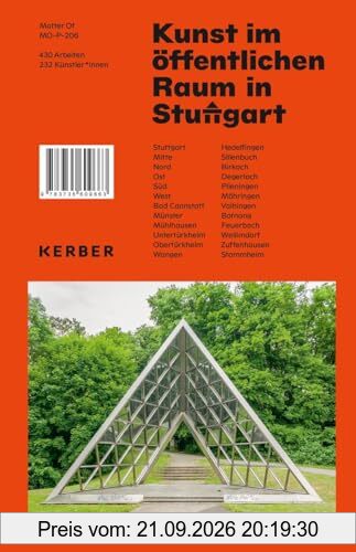 Kunst im öffentlichen Raum in Stuttgart - Aktualisierte Neuauflage: 232 Künstler*innen | 430 Arbeiten
