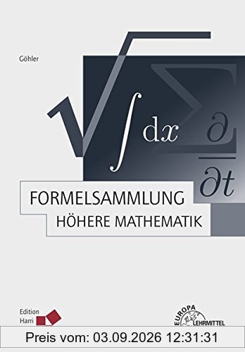 Formelsammlung Höhere Mathematik
