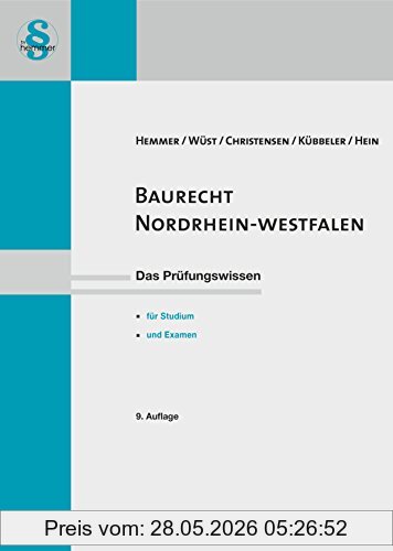 Karl-Edmund Hemmer Baurecht Nordrhein-Westfalen (Skripten - Öffentliches Recht)