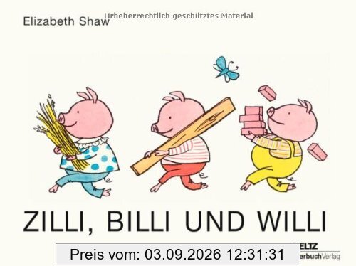 Zilli, Billi und Willi: Vierfarbiges Pappbilderbuch