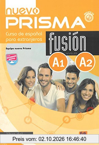 Nuevo prisma, curso de espanol para extranjeros : fusion niveles A1+A2 : libro del alumno