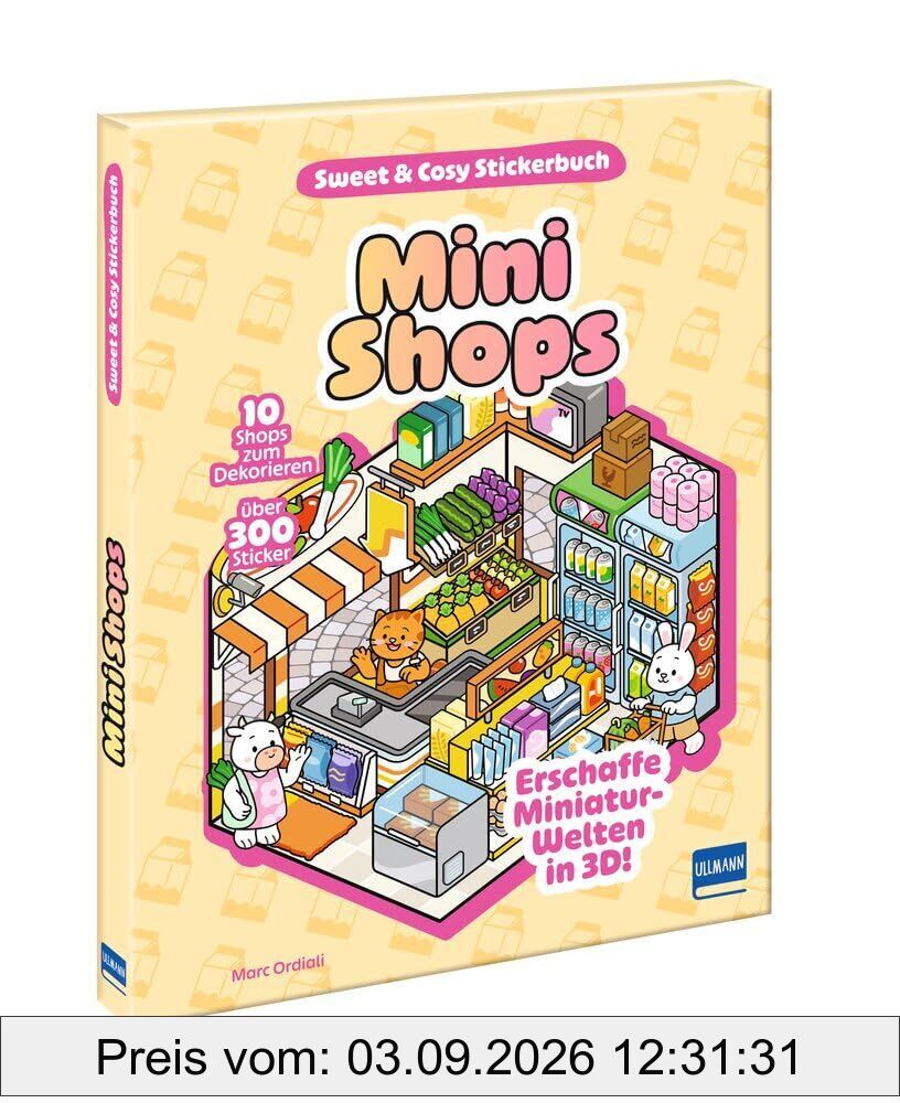 Sweet & Cosy Stickerbuch: Mini Shops