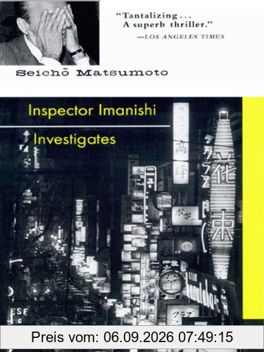 Inspector Imanishi Investigates (Soho crime)