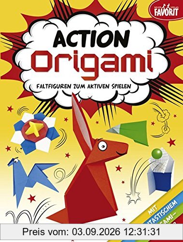 Action Origami - Faltfiguren zum aktiven Spielen: mit 24 Blatt farbigem Origami-Papier