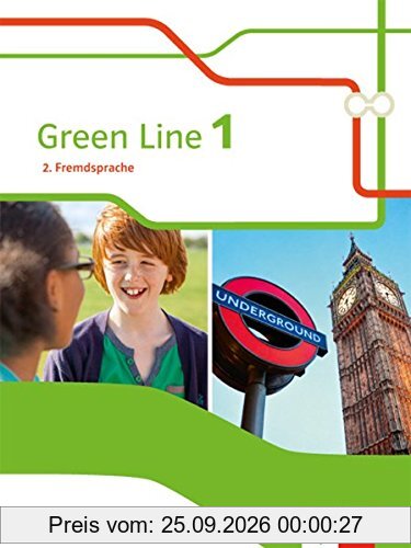 Green Line 1. 2. Fremdsprache: Schülerbuch Klasse 6 (Green Line. Ausgabe 2. Fremdsprache ab 2018)