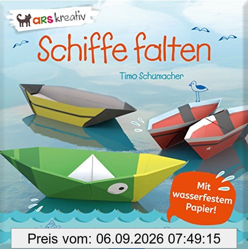 Schiffe falten: mit wasserfestem Papier