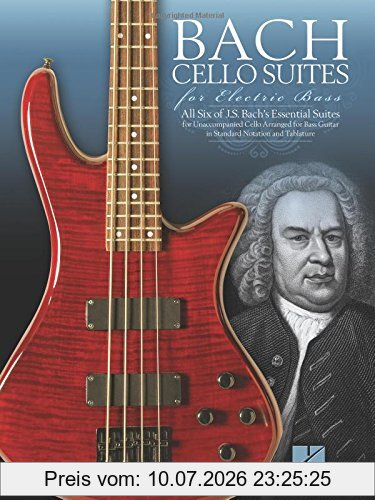 Johann Sebastian Bach Bach Cello Suites For Electric Bass