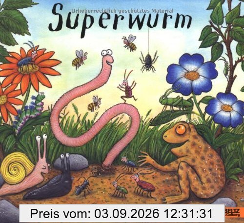 Superwurm: Vierfarbiges Bilderbuch