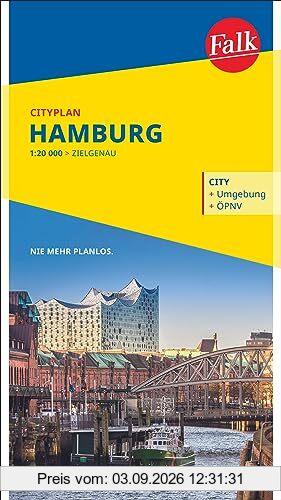 Falk Cityplan Hamburg 1:22.500
