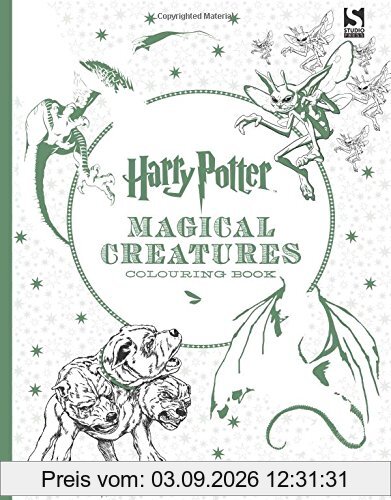 Harry Potter Magical Creatures Colouring Book