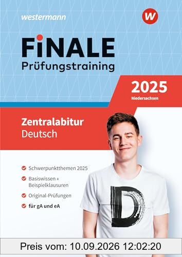 FiNALE Prüfungstraining Zentralabitur Niedersachsen: Deutsch 2025