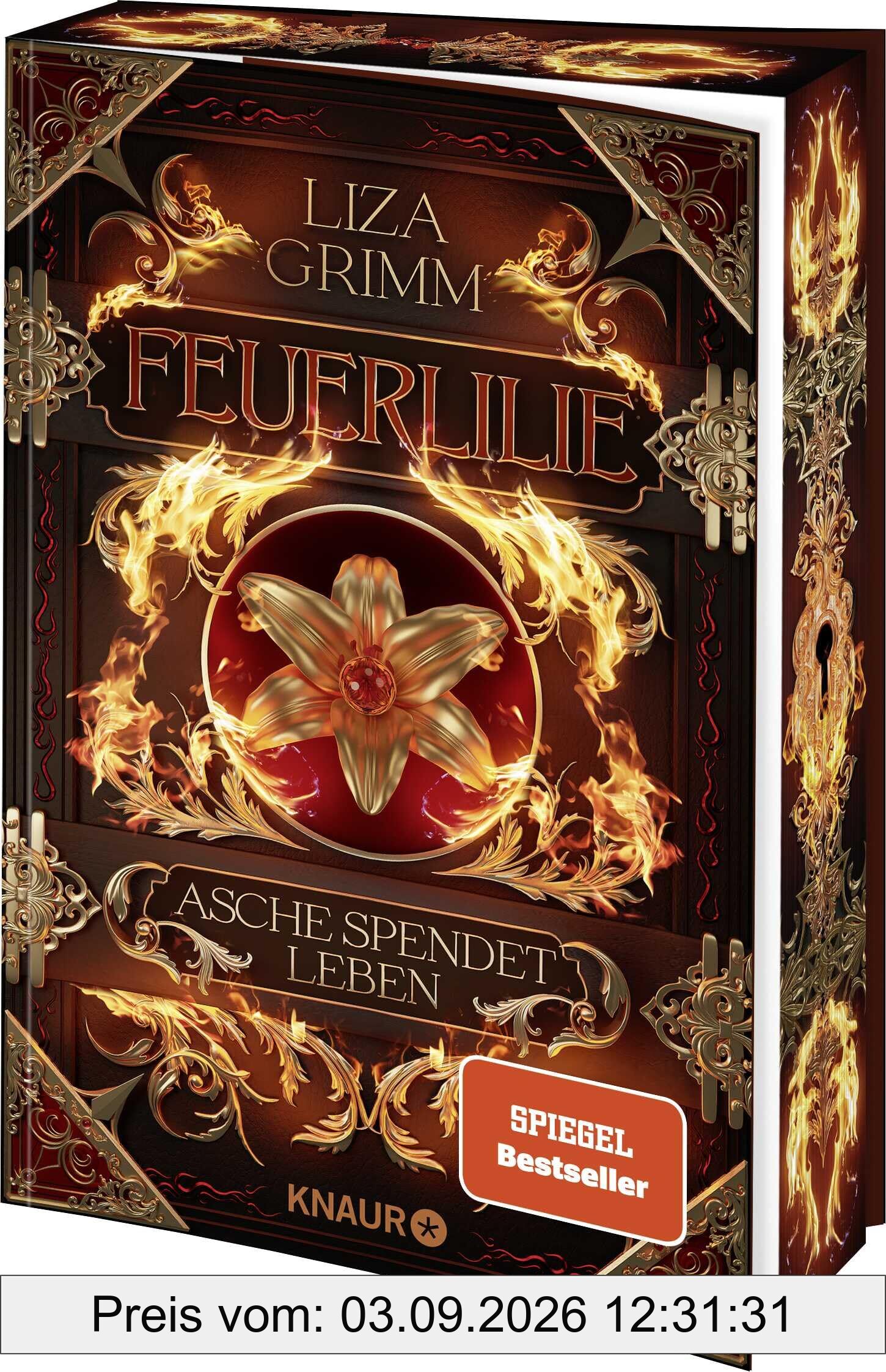 Feuerlilie. Asche spendet Leben: Roman | Limitierte Auflage mit Farbschnitt | Band 2 der High Fantasy-Dilogie um politische Intrigen und Elementarmagie (Die Bücher der Macht, Band 2)