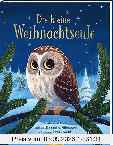 Die kleine Weihnachtseule: Nach einer wahren Geschichte, Bilderbuch Geschenk Weihnachten, für Kinder ab 4 Jahren