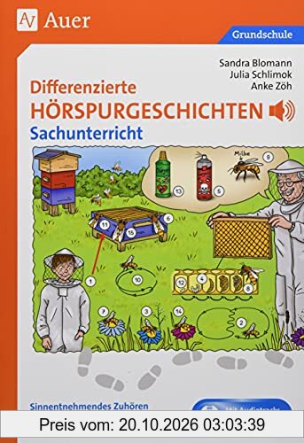 Differenzierte Hörspurgeschichten Sachunterricht: Sinnentnehmendes Zuhören trainieren und Lerninhalte festigen (3. und 4. Klasse) …