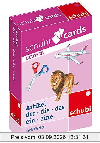 Schubicards: Artikel: der, die, das, ein, eine