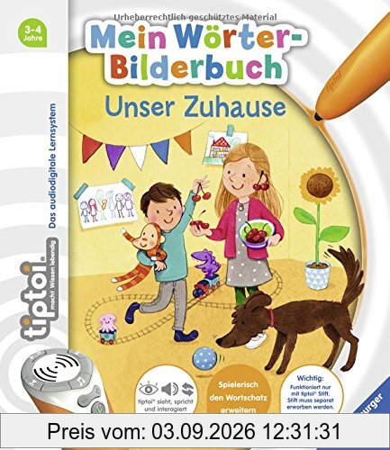 tiptoi® Mein Wörter-Bilderbuch: Unser Zuhause (tiptoi® Bilderbuch)