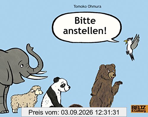 Bitte anstellen!: Vierfarbiges Bilderbuch (MINIMAX)