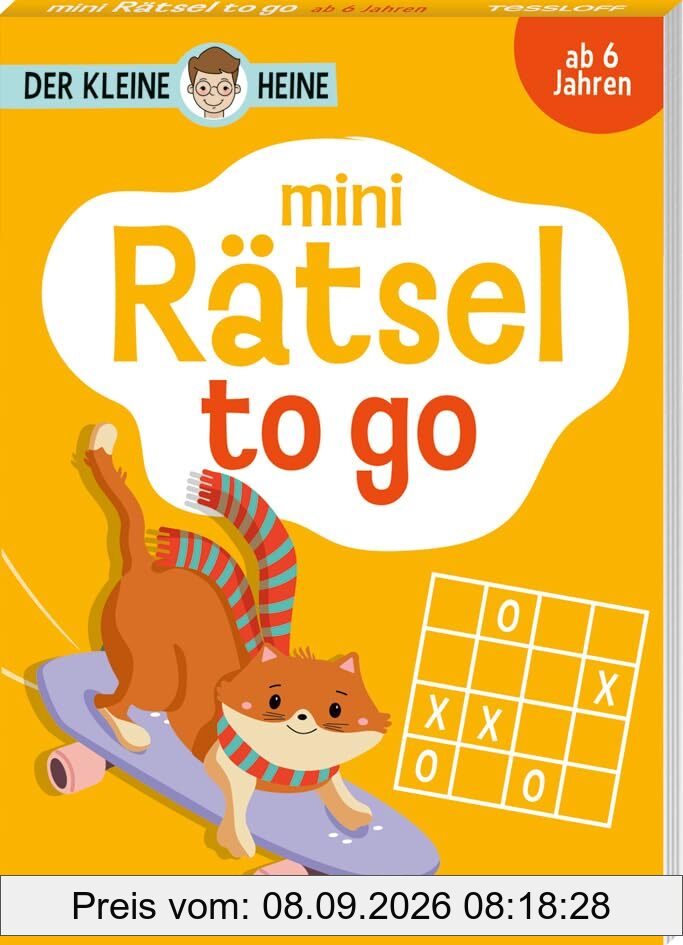 Der kleine Heine. Mini Rätsel to go. Ab 6 Jahren: 40 bunte Rätsel für unterwegs