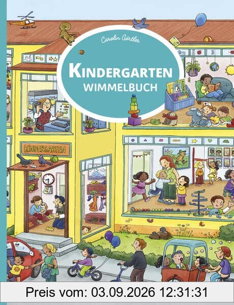 Kindergarten Wimmelbuch Pocket: Die praktische Pocket Ausgabe für unterwegs