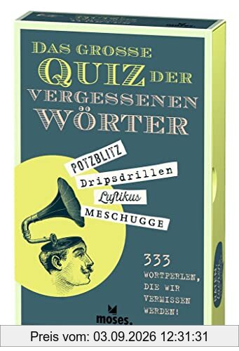 Das große Quiz der vergessenen Wörter