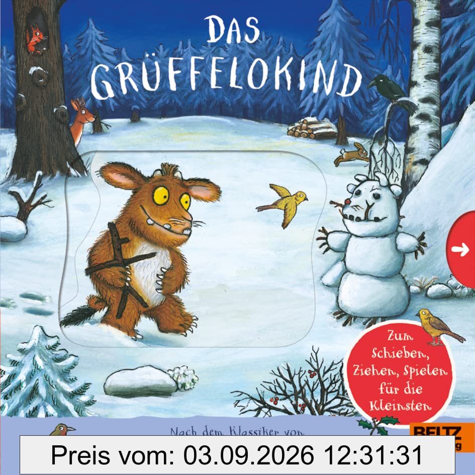 Das Grüffelokind: Pappbilderbuch zum Ziehen, Schieben, Spielen für die Kleinsten