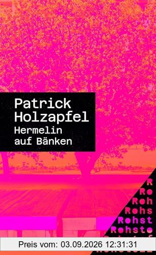 Hermelin auf Bänken