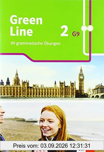 Green Line 2 G9: 99 grammatische Übungen. Arbeitsheft mit Lösungen Klasse 6 (Green Line G9. Ausgabe ab 2019)