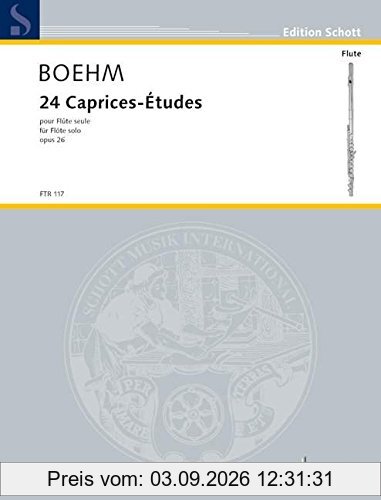 24 Caprices-Études: op. 26. Flöte. (Edition Schott)