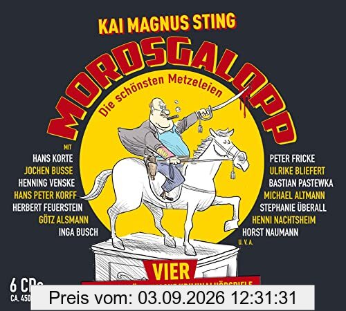 MORDSGALOPP - Vier herrlich mörderische Krimi-Hörspiele: WortArt