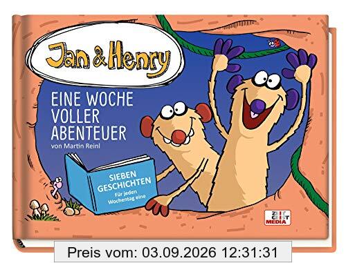 Jan & Henry - Eine Woche voller Abenteuer: Sieben Geschichten - für jeden Wochentag eine (Jan & Henry / Gutenachtgeschichten)