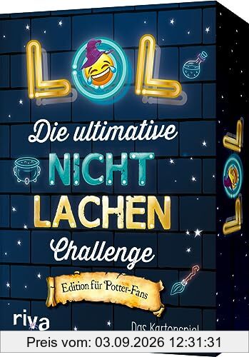 LOL – Die ultimative Nicht-lachen-Challenge – Edition für Potter-Fans: Das Kartenspiel. Witze, Flachwitze, Scherzfragen rund um Harry Potter. Für alle Potterheads. Ab 16 Jahren