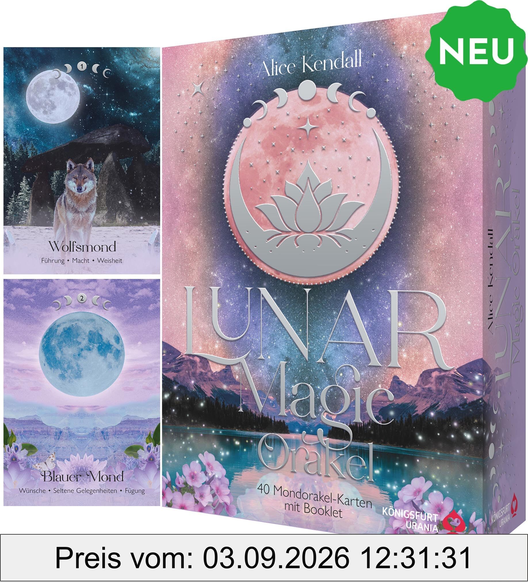 Lunar Magic Orakel - 40 Mondorakel-Karten mit Booklet