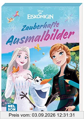 Disney Die Eiskönigin: Zauberhafte Ausmalbilder: Malblock mit 128 Seiten (Disney Eiskönigin)