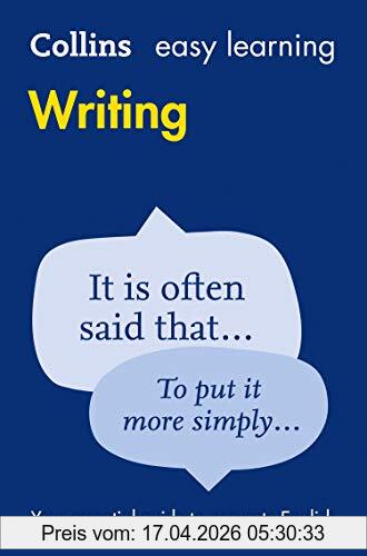 Collins Dictionaries Collins Easy Learning English - Easy Learning Writing