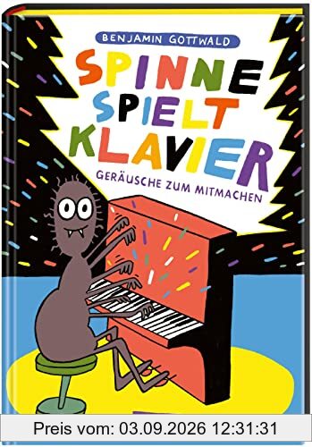 Spinne spielt Klavier: Geräusche zum Mitmachen