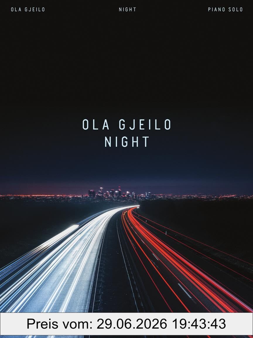 Ola Gjeilo Night, For Piano Solo