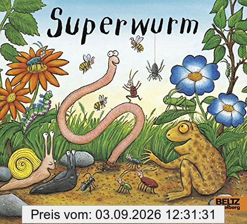 Superwurm: Vierfarbiges Pappbilderbuch